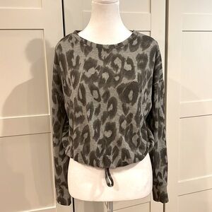 Leopard print top super soft
